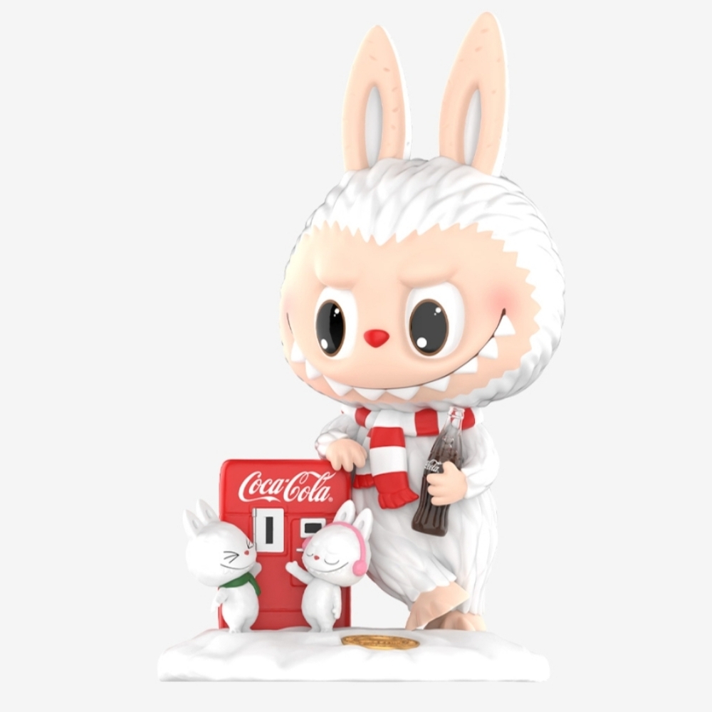 The Monsters Coca-Cola Labubu figurine. UNOPENED & AUTHENTIC - LITTLE SNOWMAN
